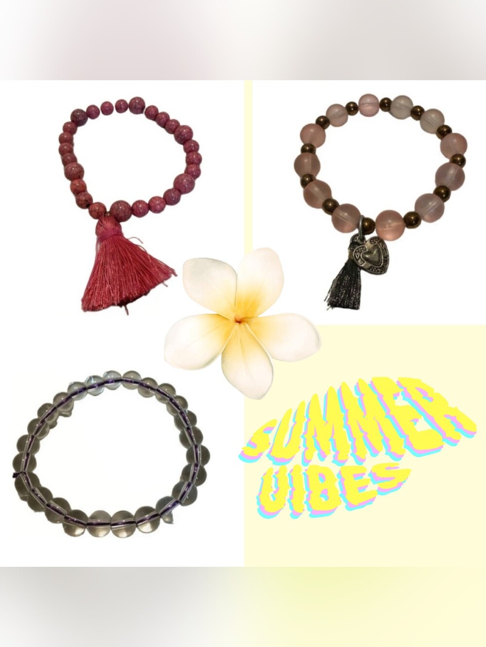 🐞 3/$8 Stretch Beaded Bracelet Bundle